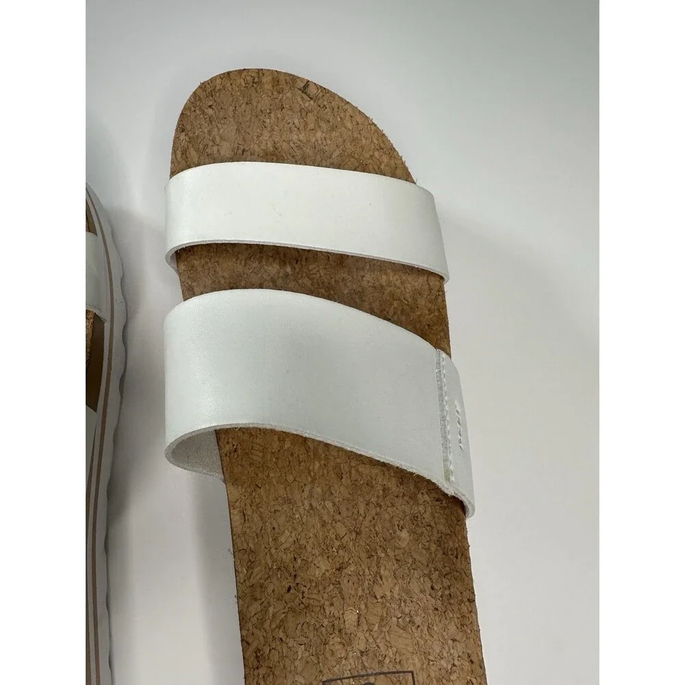 REEF  Vista Hi Platform Sandal Women's White Size 9 NWOT REEF